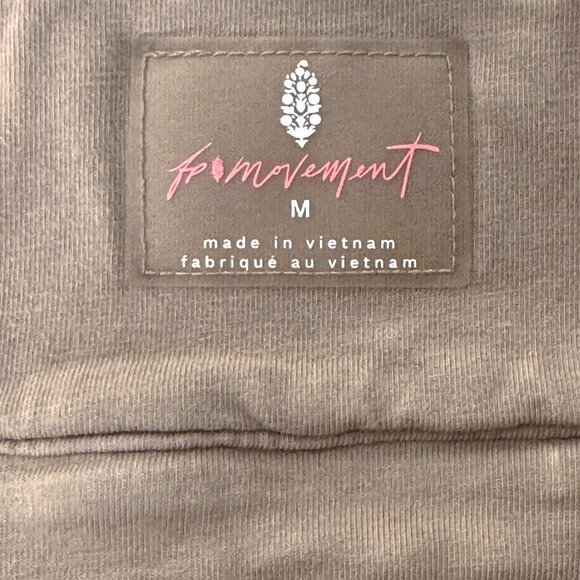 FP MOVEMENT HOT SHOT ONSIE MOCHA LATTE OVERSIZE YOGA RELAXED FIT MEDIUM - Picture 8 of 8